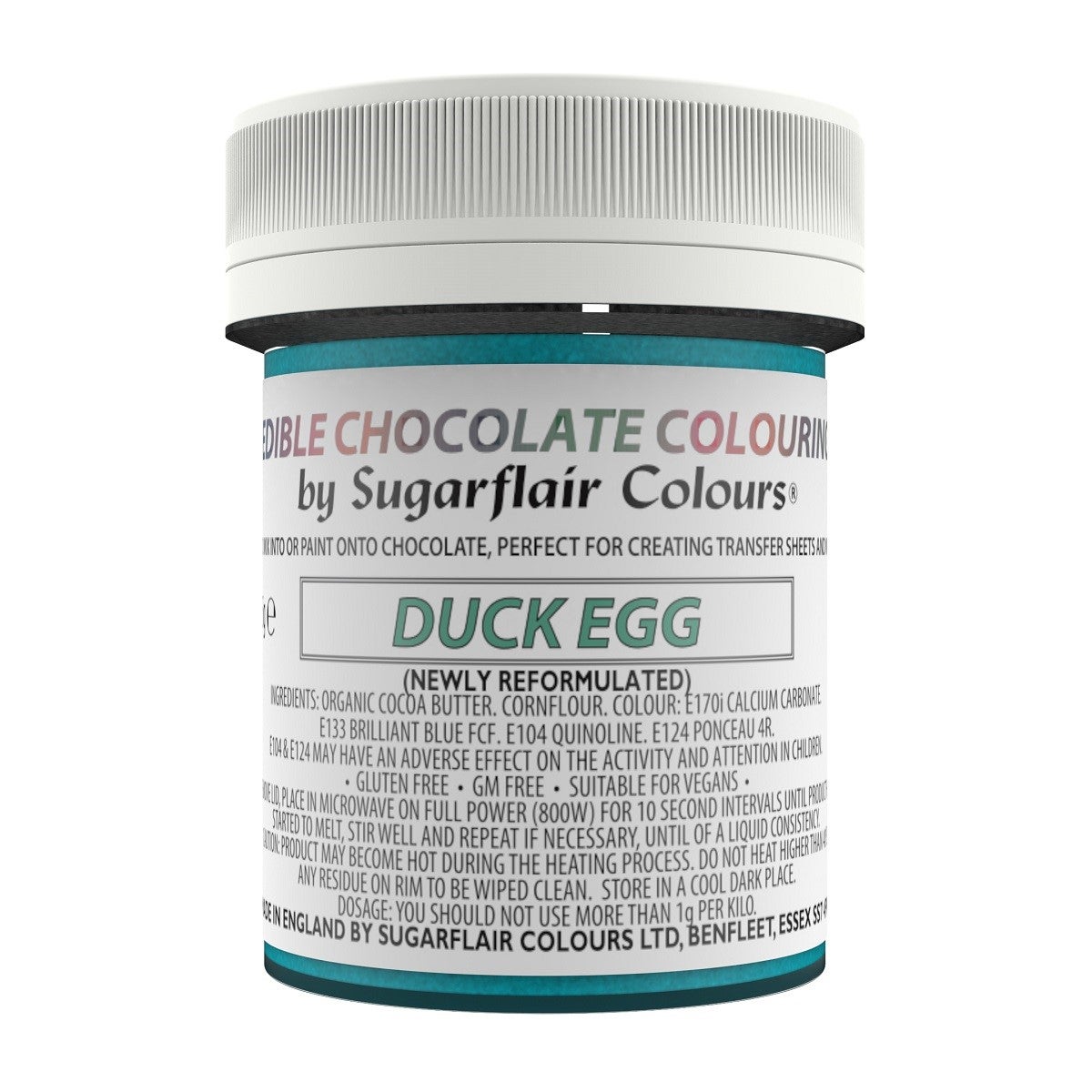 Sugarflair Colorant Chocolat - Duck Egg - 35g