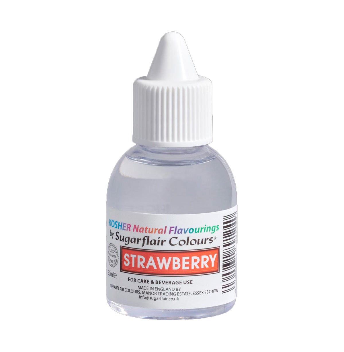 Sugarflair Kosher Flavour - Fraise - 30ml