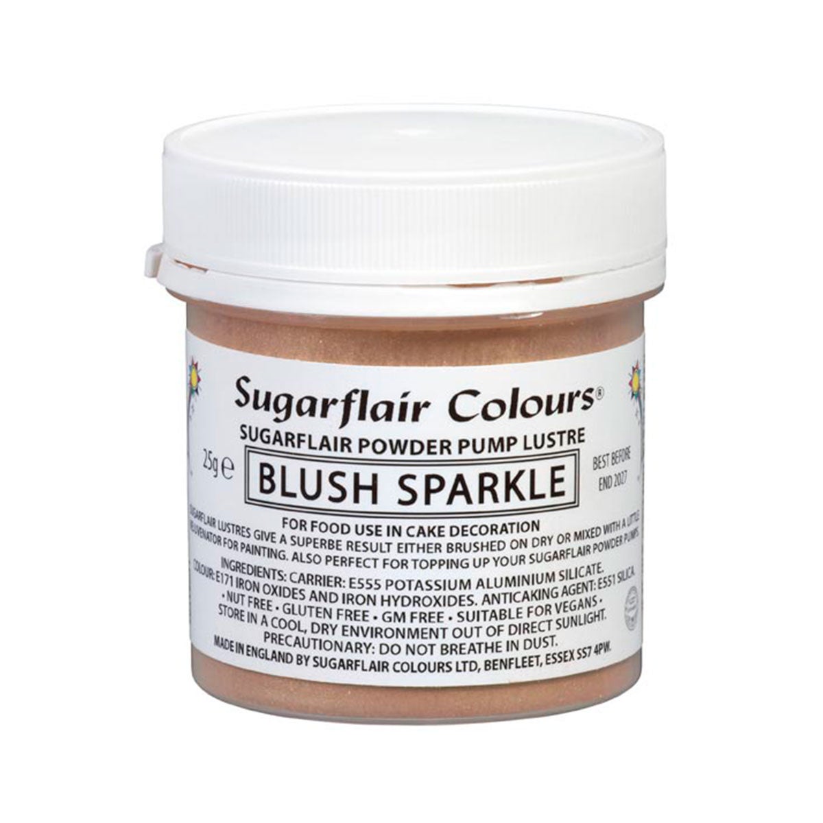 Recharge pour pompe Sugarflair - Blush Sparkle - 25g