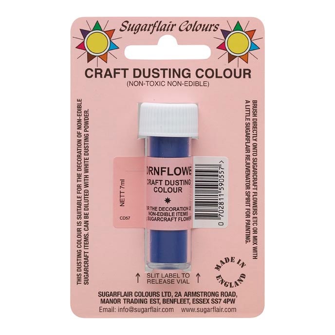 Sugarflair Poudre Colorée Artisanale - Cornflower 7g
