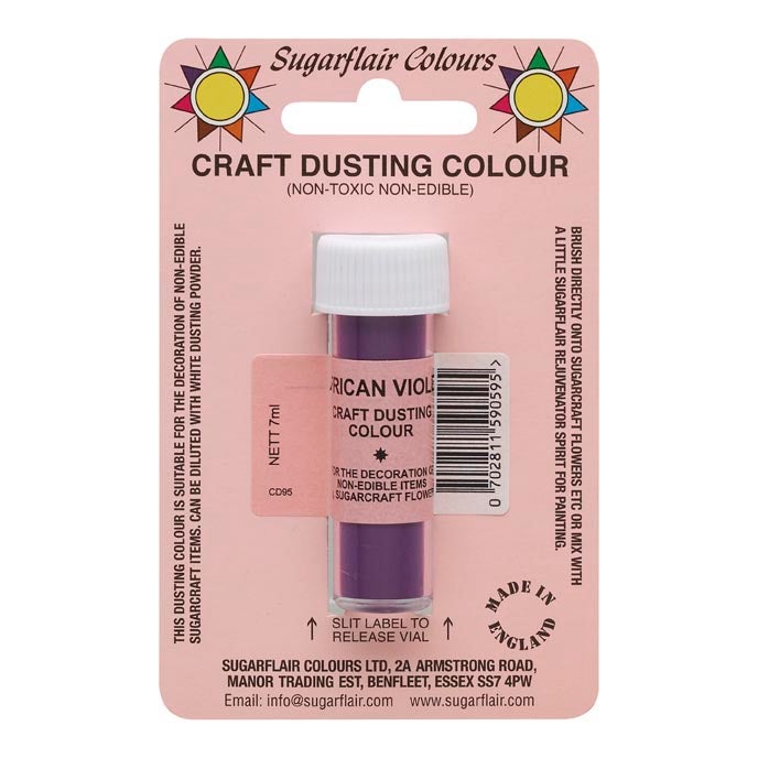 Sugarflair Poudre Colorée Artisanale - African Violet 7g