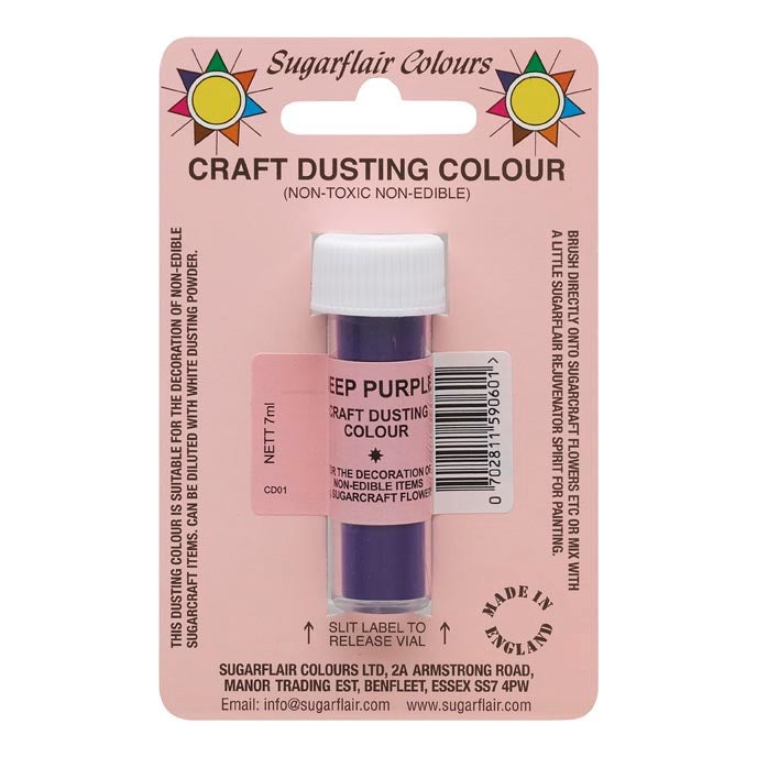 Sugarflair Poudre Colorée Artisanale - Deep Purple 7g