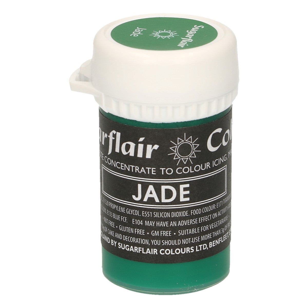 Sugarflair Eetbare Kleurstof Pasta Jade Groen 25g