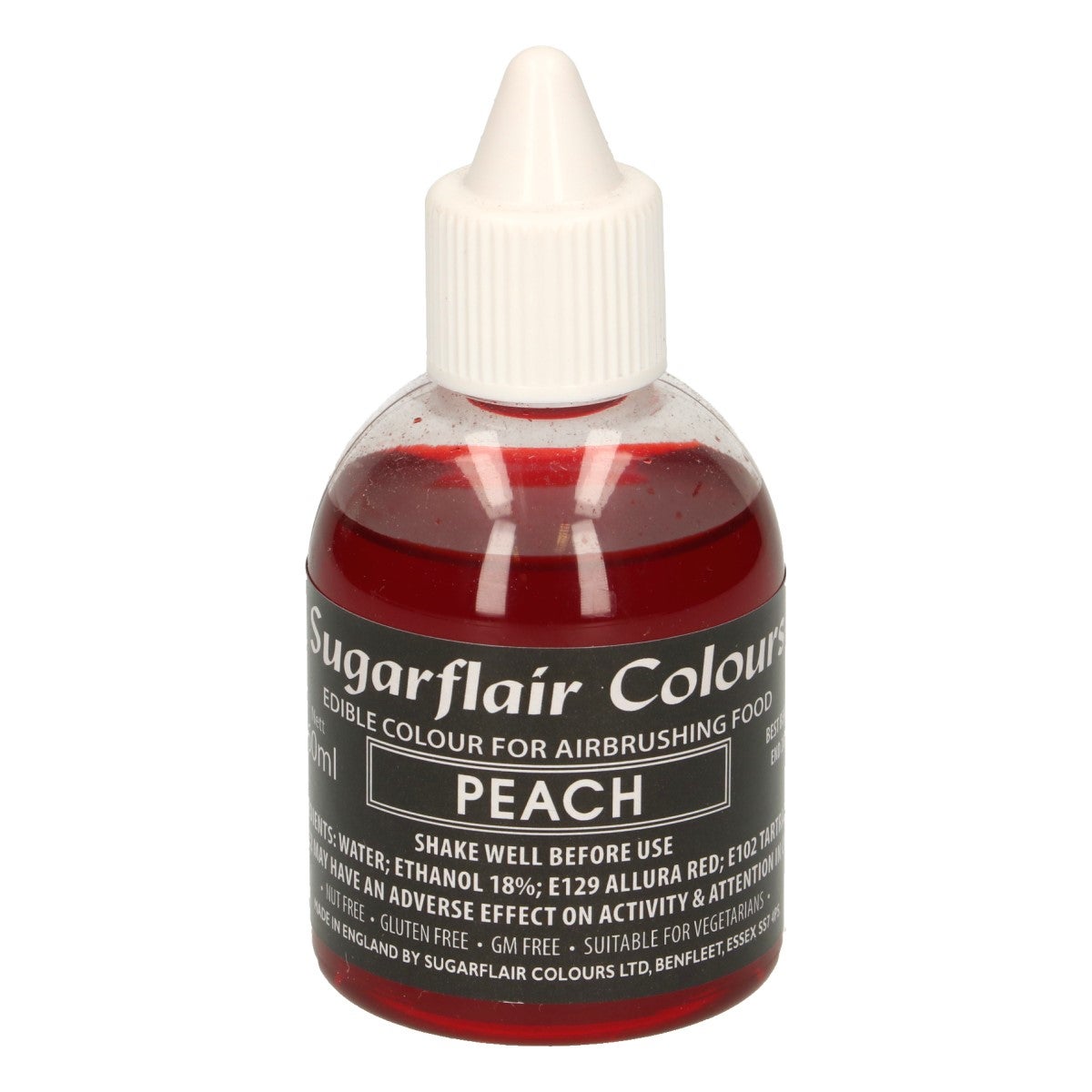 Sugarflair Airbrush Colouring Pêche 60 ml