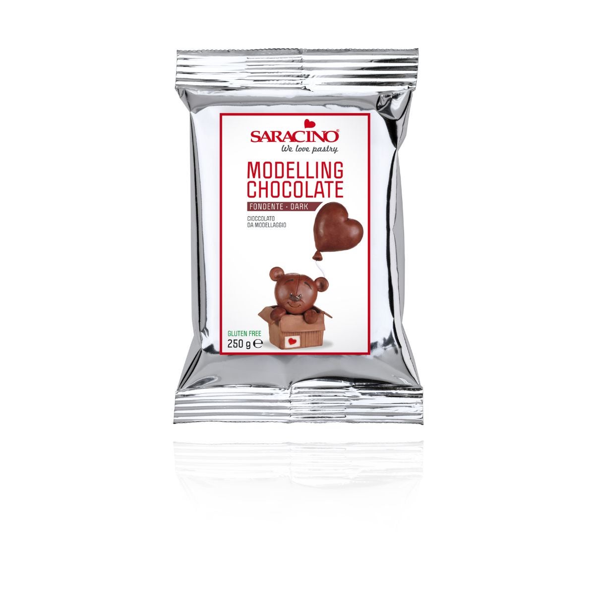 Saracino Chocolat à modeler - Noir 250g
