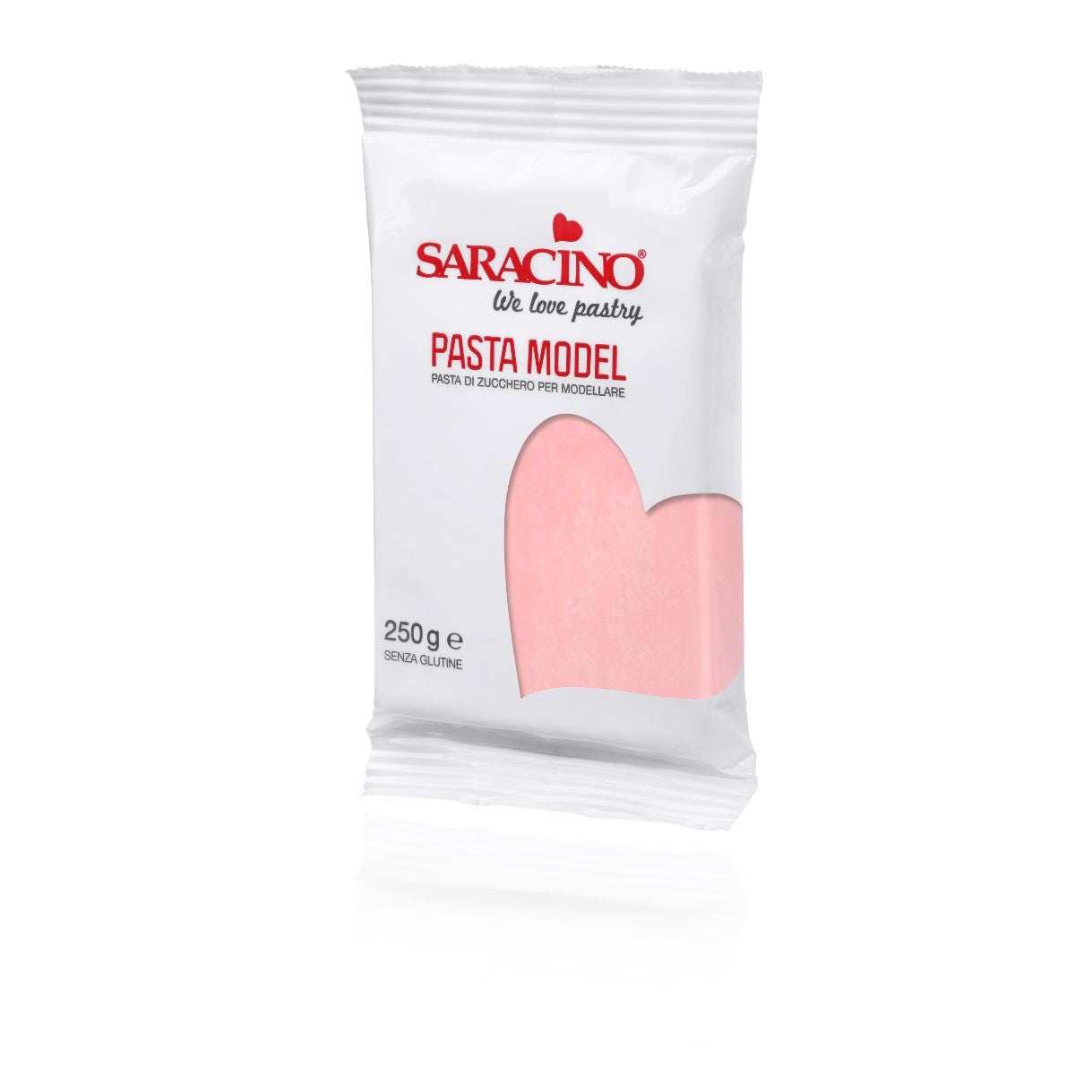 Saracino Pâte de modelage - Rose 250g