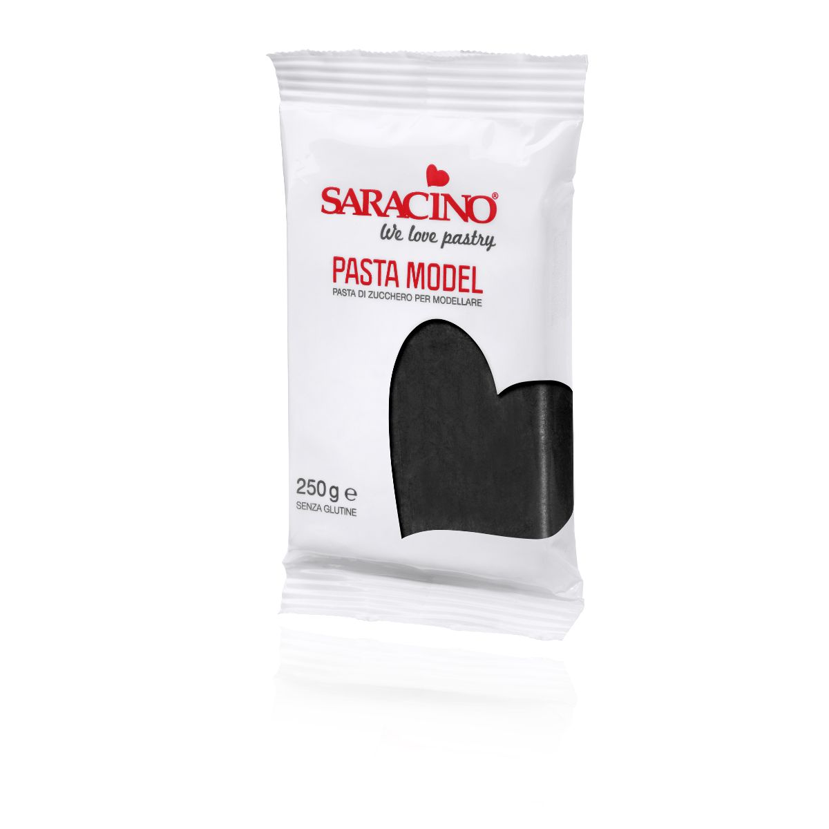 Saracino Pâte de modelage - Noir 250g