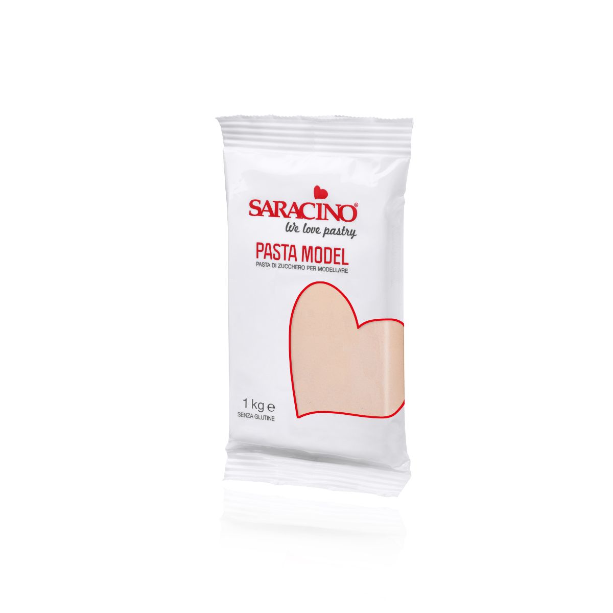 Saracino Pâte de modelage - Rose Beige 1 kg