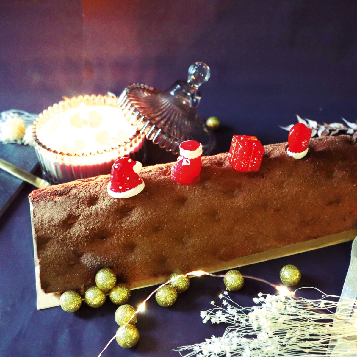 Scrapcooking Noël Plastic Cake Toppers set/4