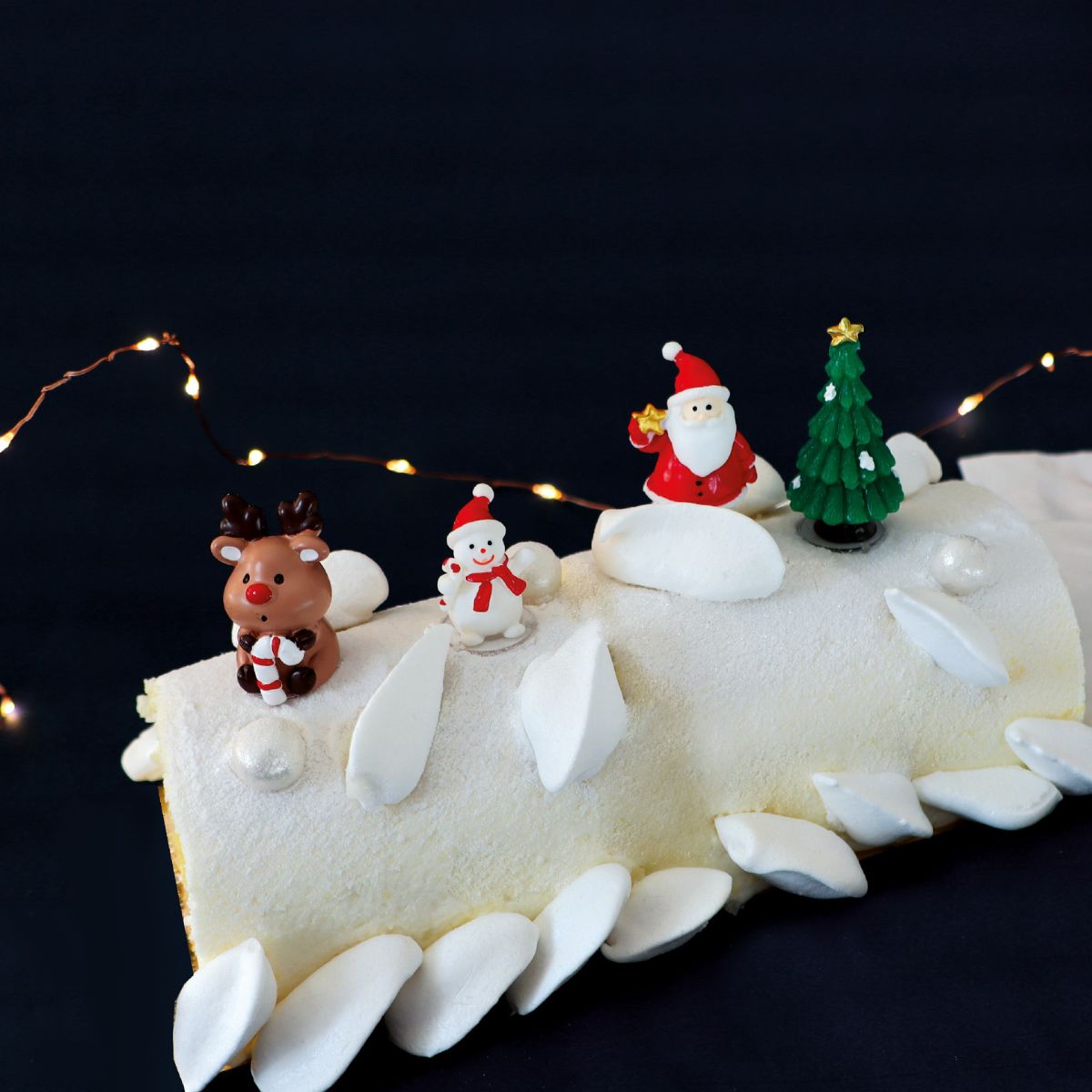Scrapcooking Sweet Xmas Plastic Cake Toppers set/7