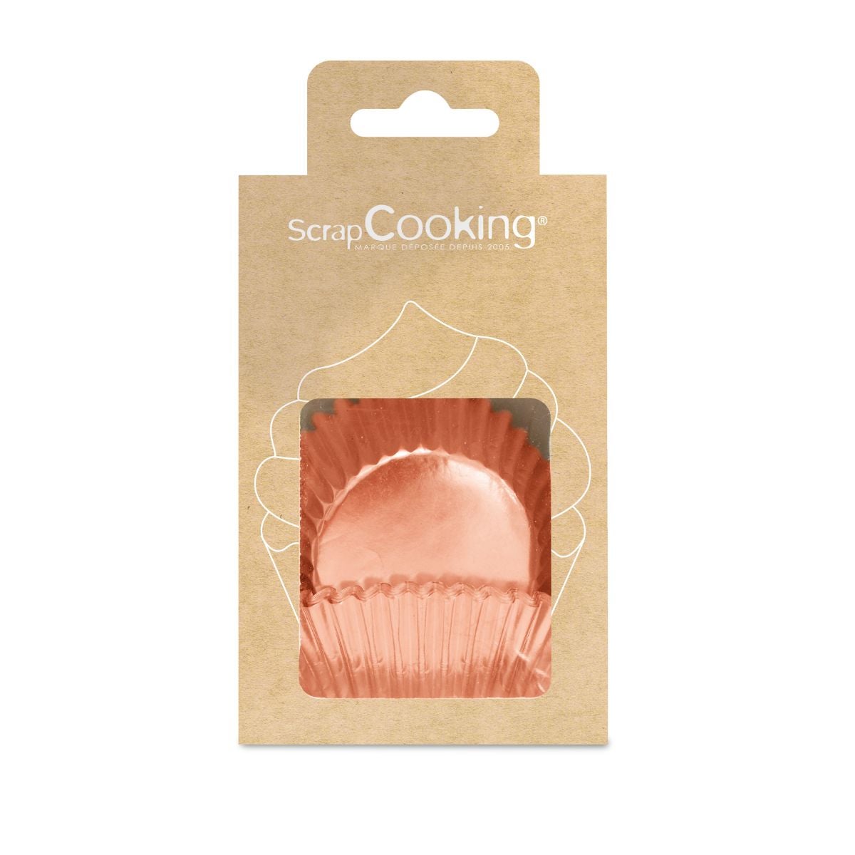 Scrapcooking Caissettes à Cupcake - Rose Gold pk/48