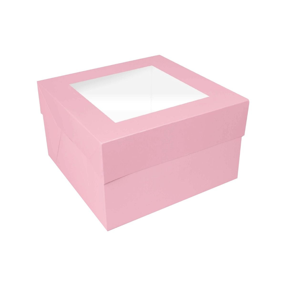 Simply Making Boîte à Gâteau Fenêtre Rose Clair 30 x 30 x 15 cm