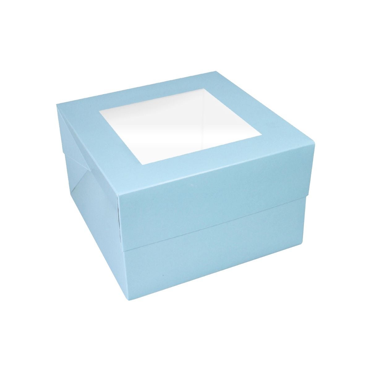 Simply Making Boîte à Gâteau Fenêtre Bleu Clair 30 x 30 x 15 cm