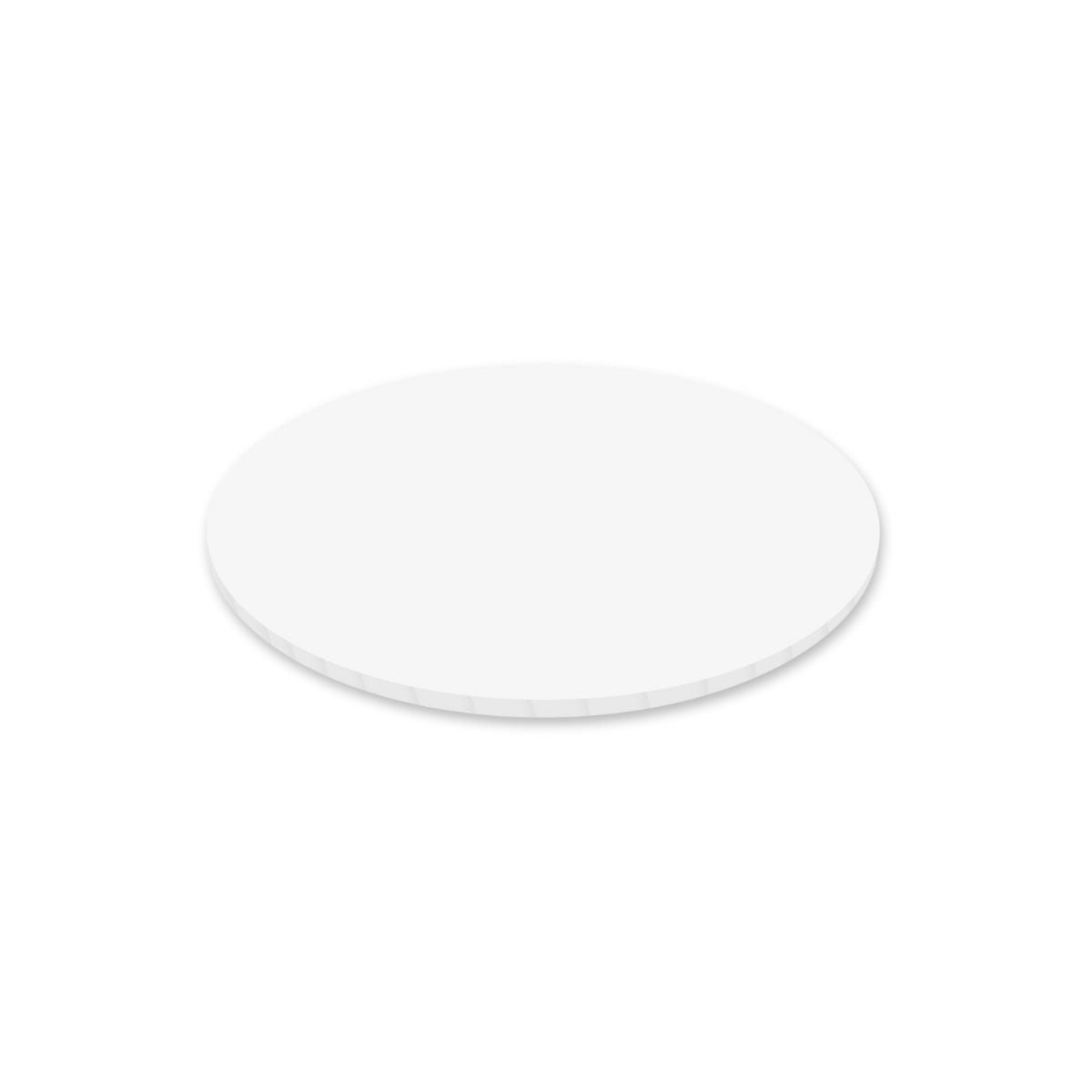 Simply Making Planche Masonite Mat 12 mm Rond Blanc 30 cm