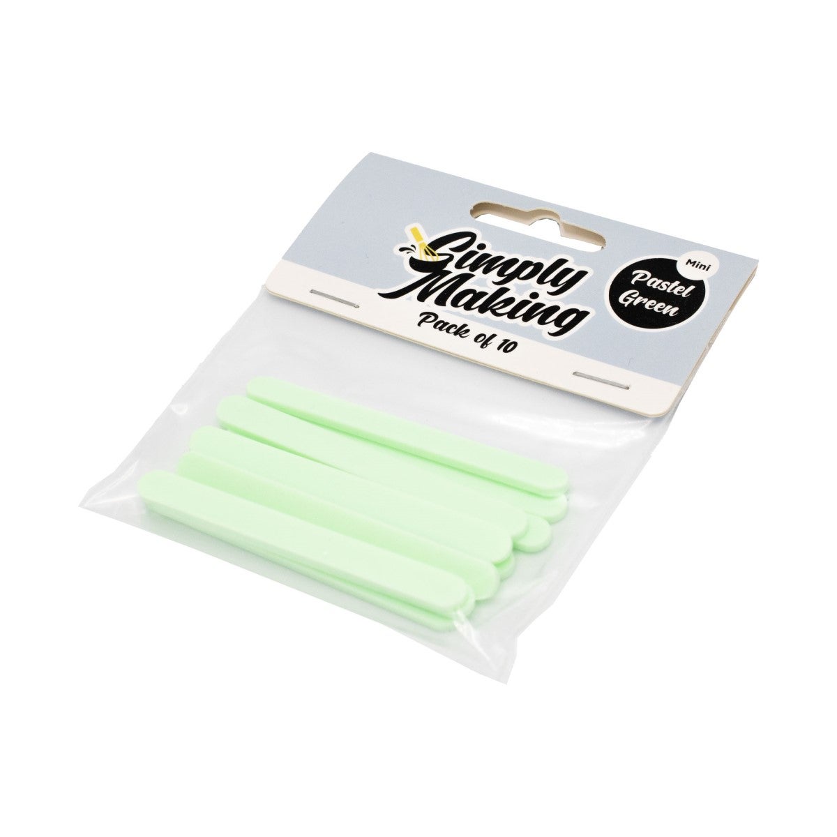 Simply Making Cakesicle Sticks pk/10 - Vert Pastel Mini