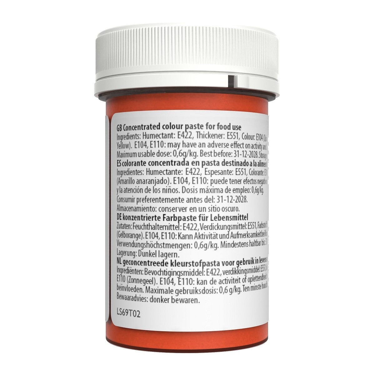 Sugarflair Pâte alimentaire colorée JAUNE D'OEUF/CRÈME 25g