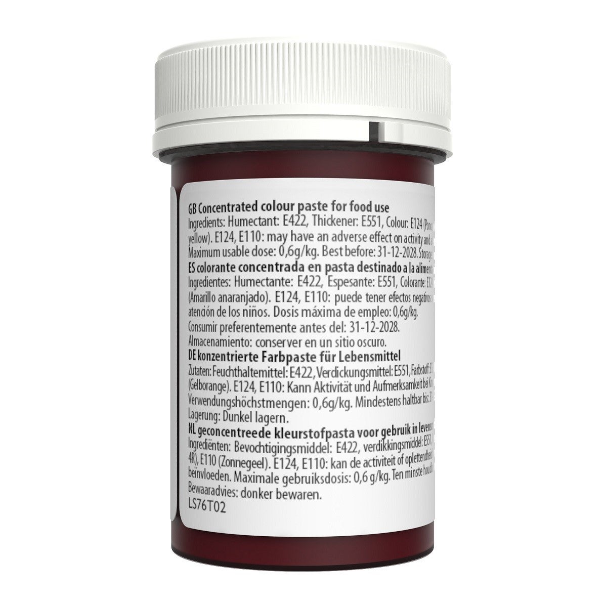 Sugarflair Colorant en Pâte PÊCHE, 25g