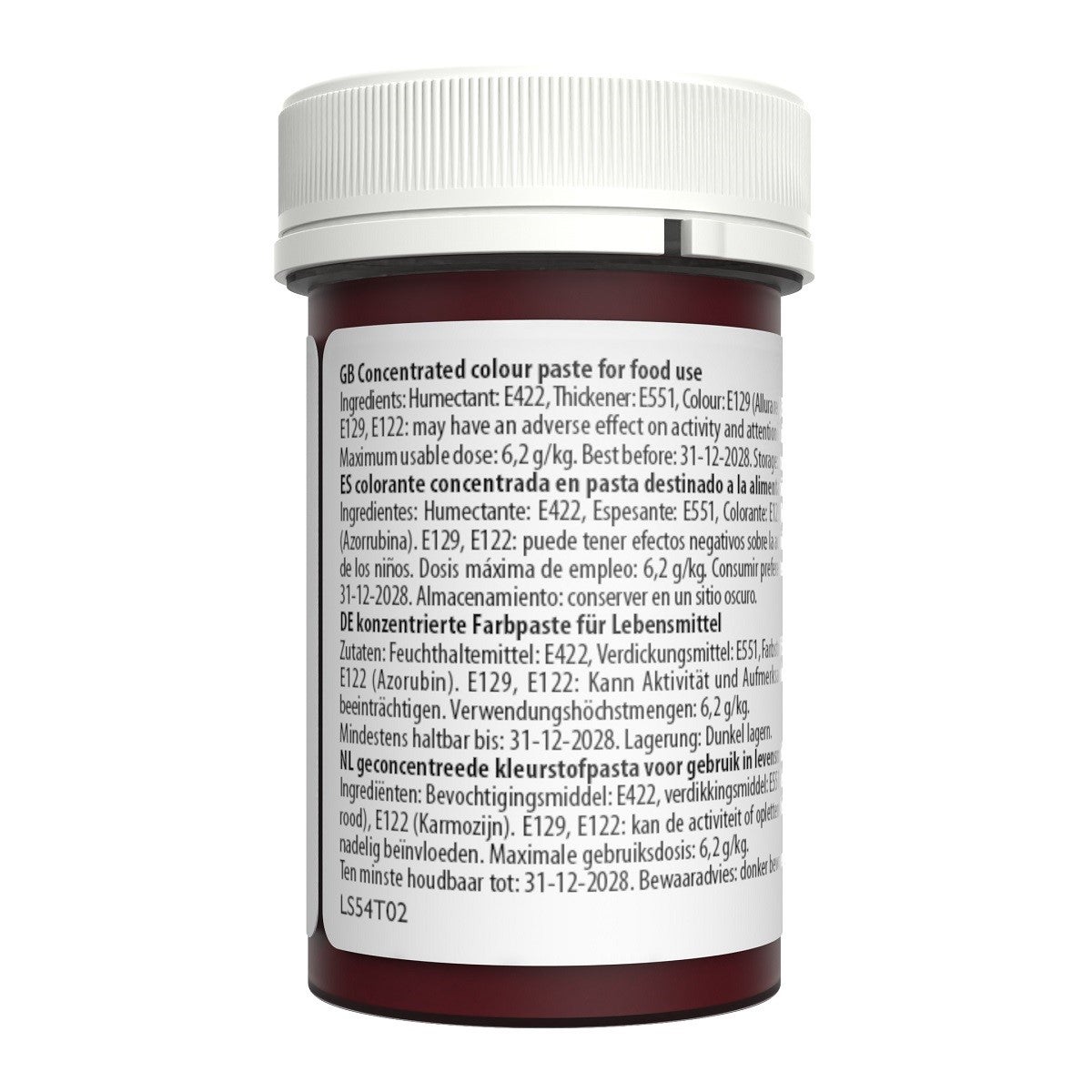 Sugarflair Colorant en Pâte RUBIS, 25g