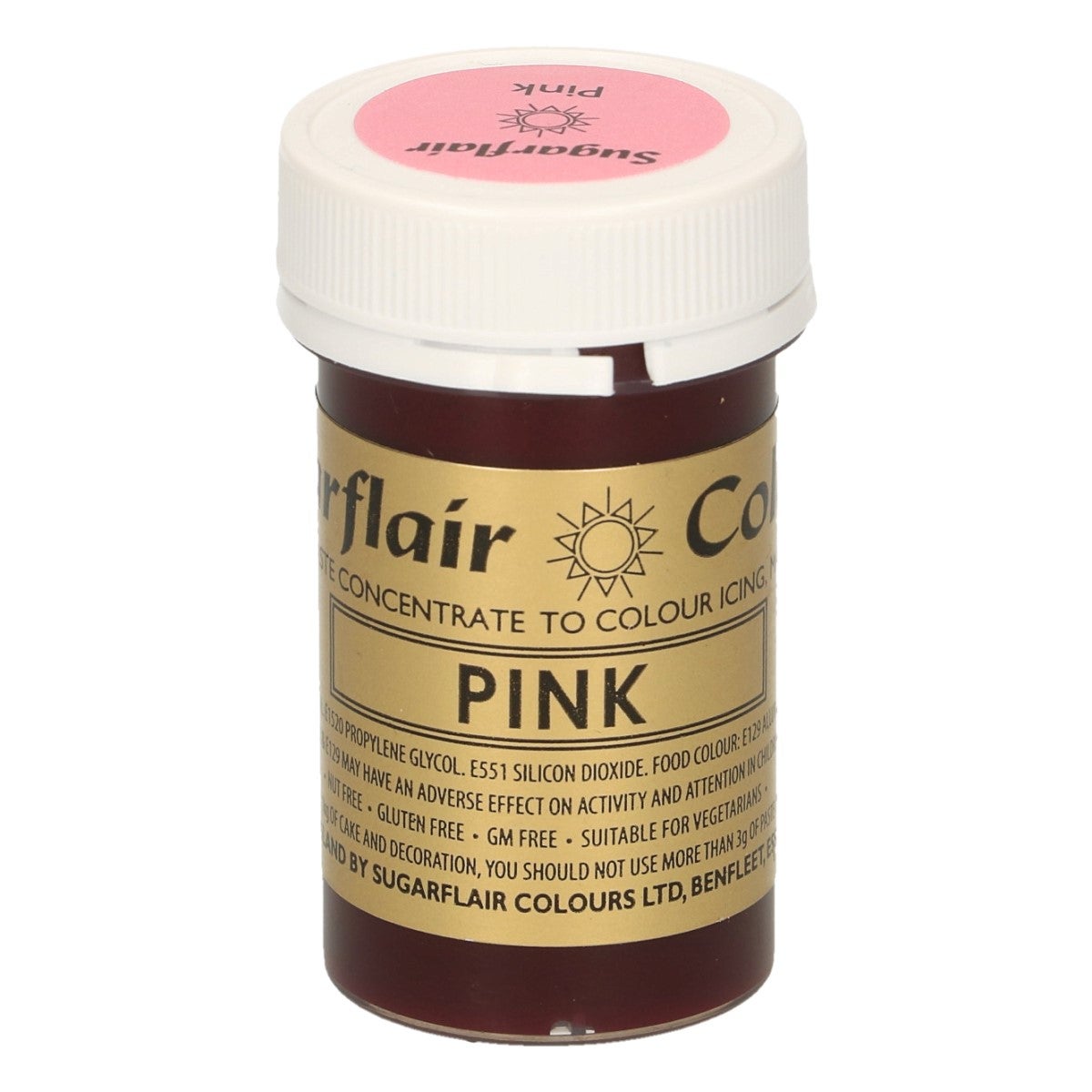 Sugarflair Colorant en Pâte ROSE, 25g