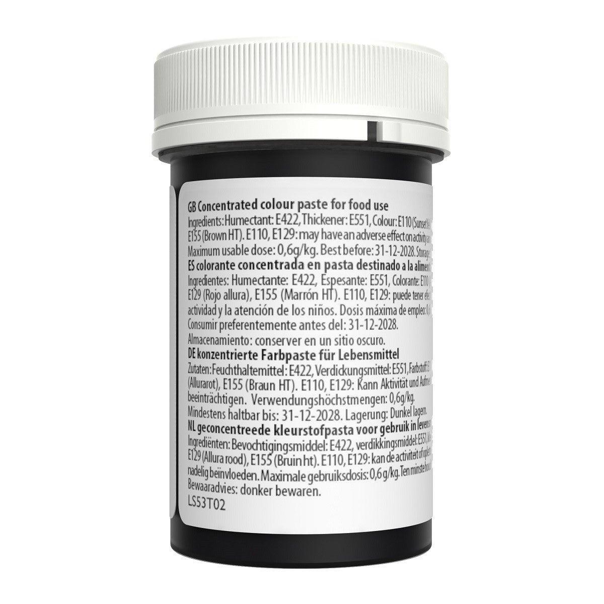 Sugarflair Colorant en Pâte PAPRIKA /COULEUR CHAIR, 25g