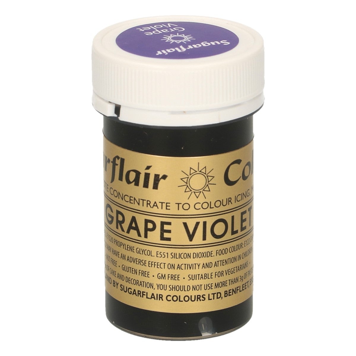 Sugarflair Colorant en Pâte VIOLET RAISIN, 25g