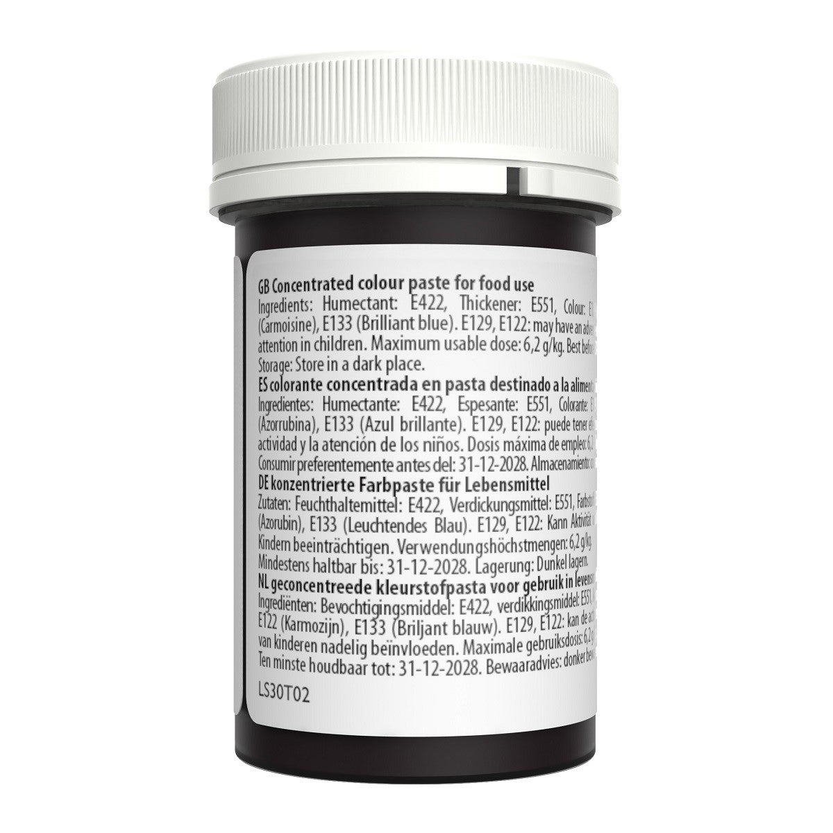 Sugarflair Colorant en Pâte ROSE SOMBRE/VIN, 25g