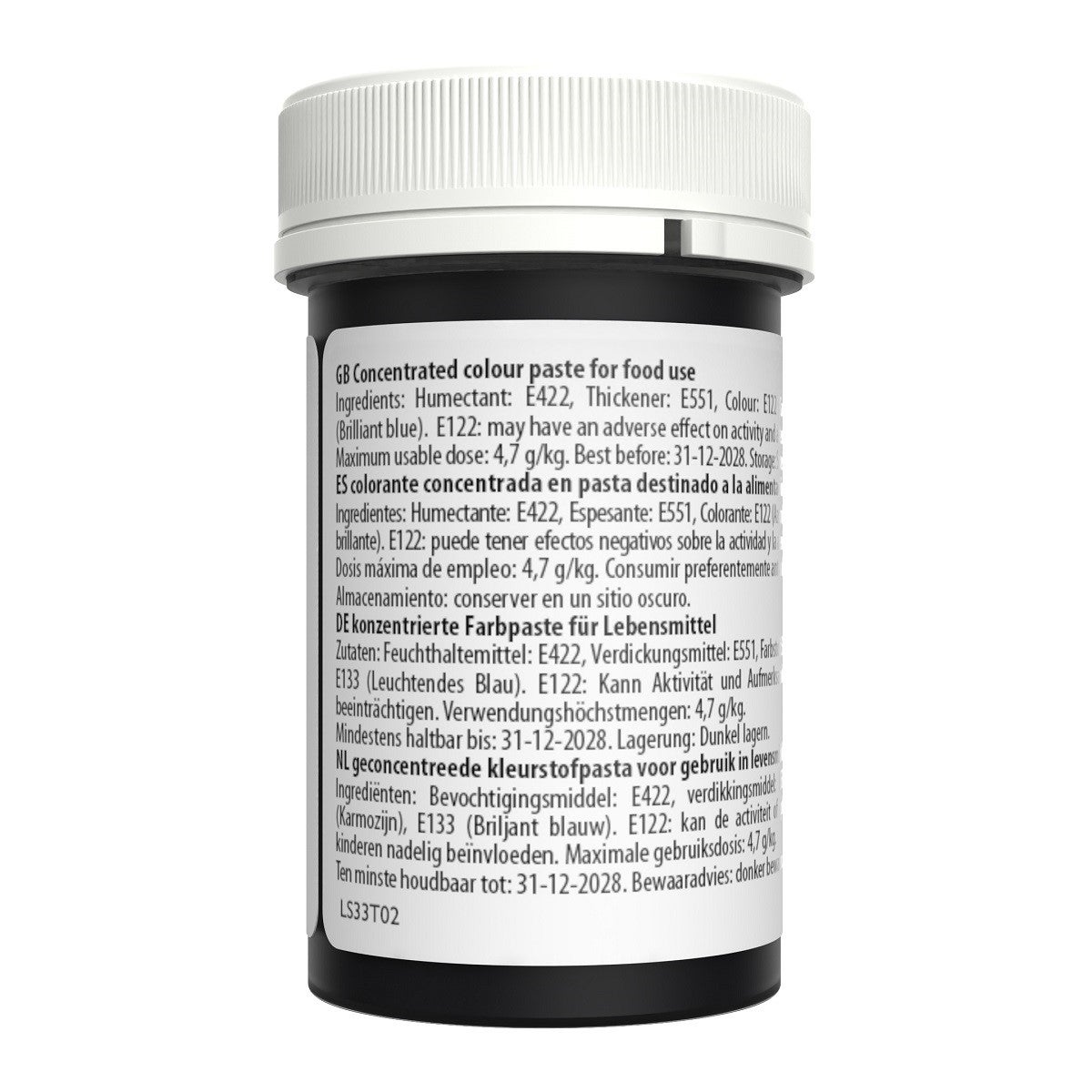 Sugarflair Colorant en Pâte BLEU ROYAL, 25g