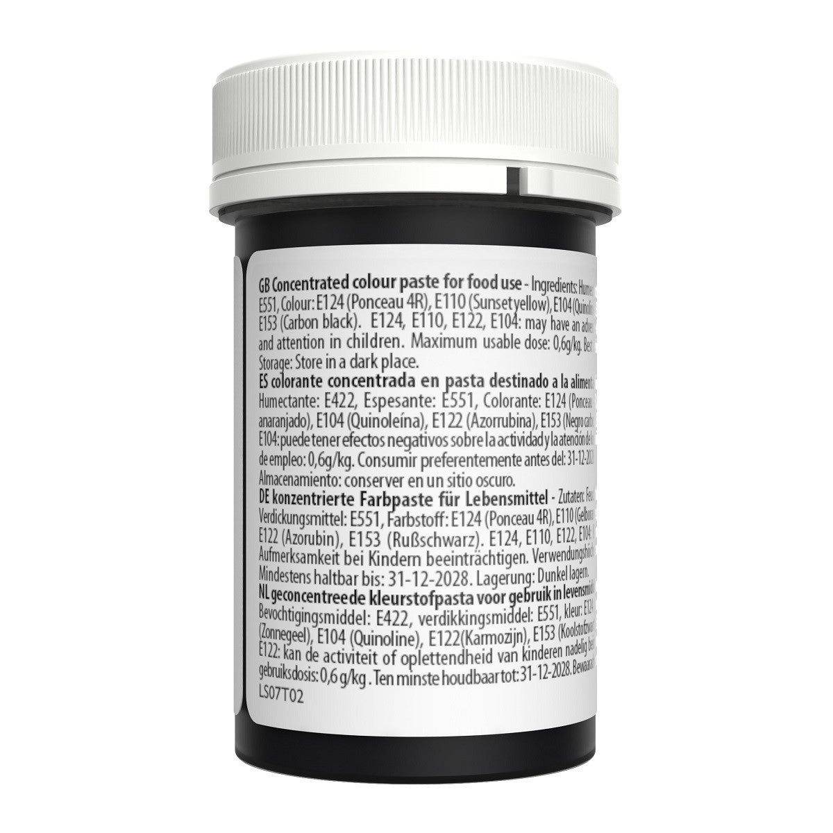 Sugarflair Colorant en Pâte ROUGE VELOURS, 25g