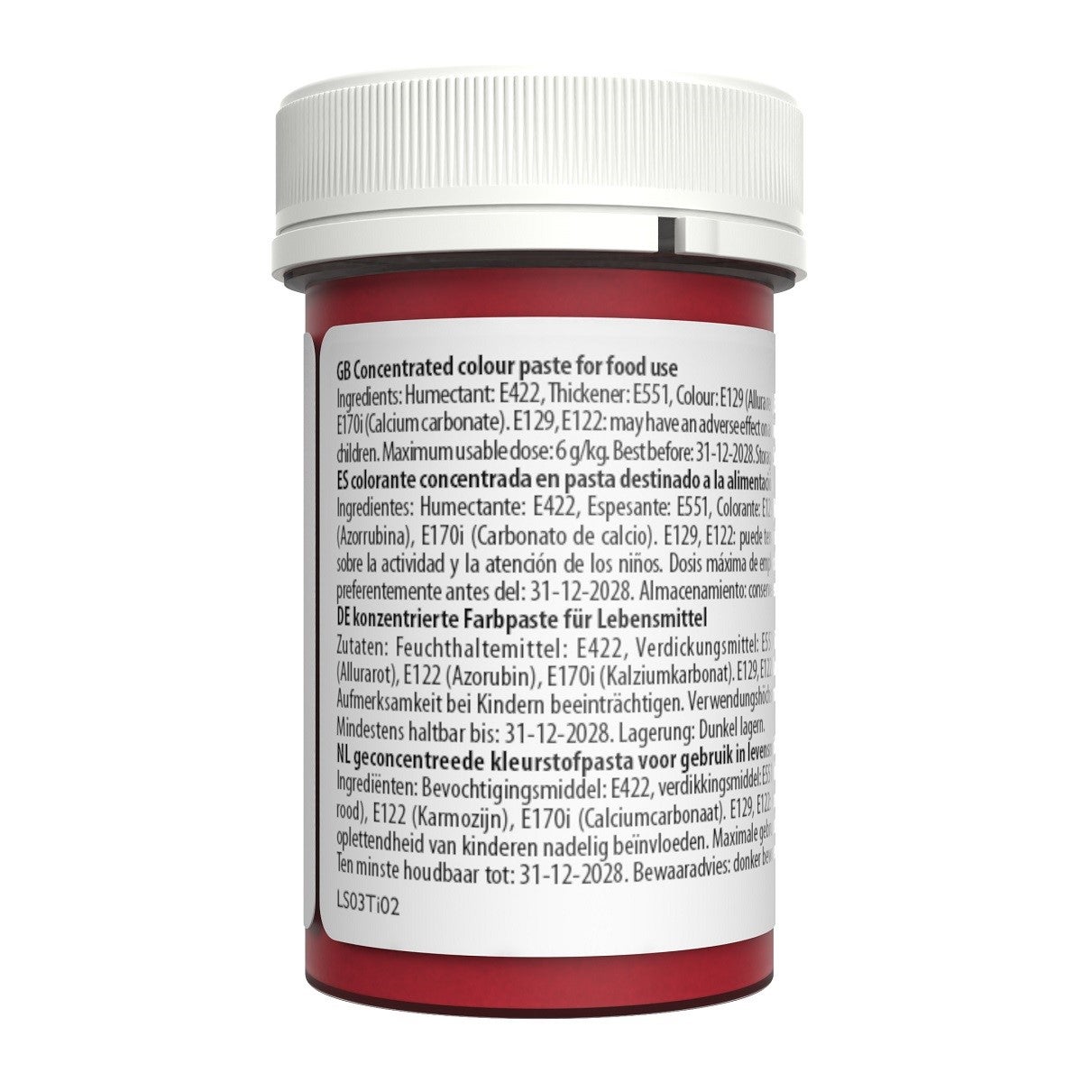 Sugarflair Pâte Colorante ROSE - 25g