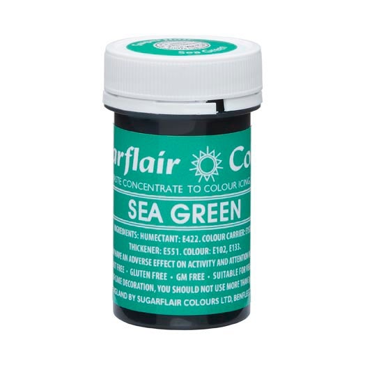 Sugarflair Pâte colorante SEA GREEN 25g