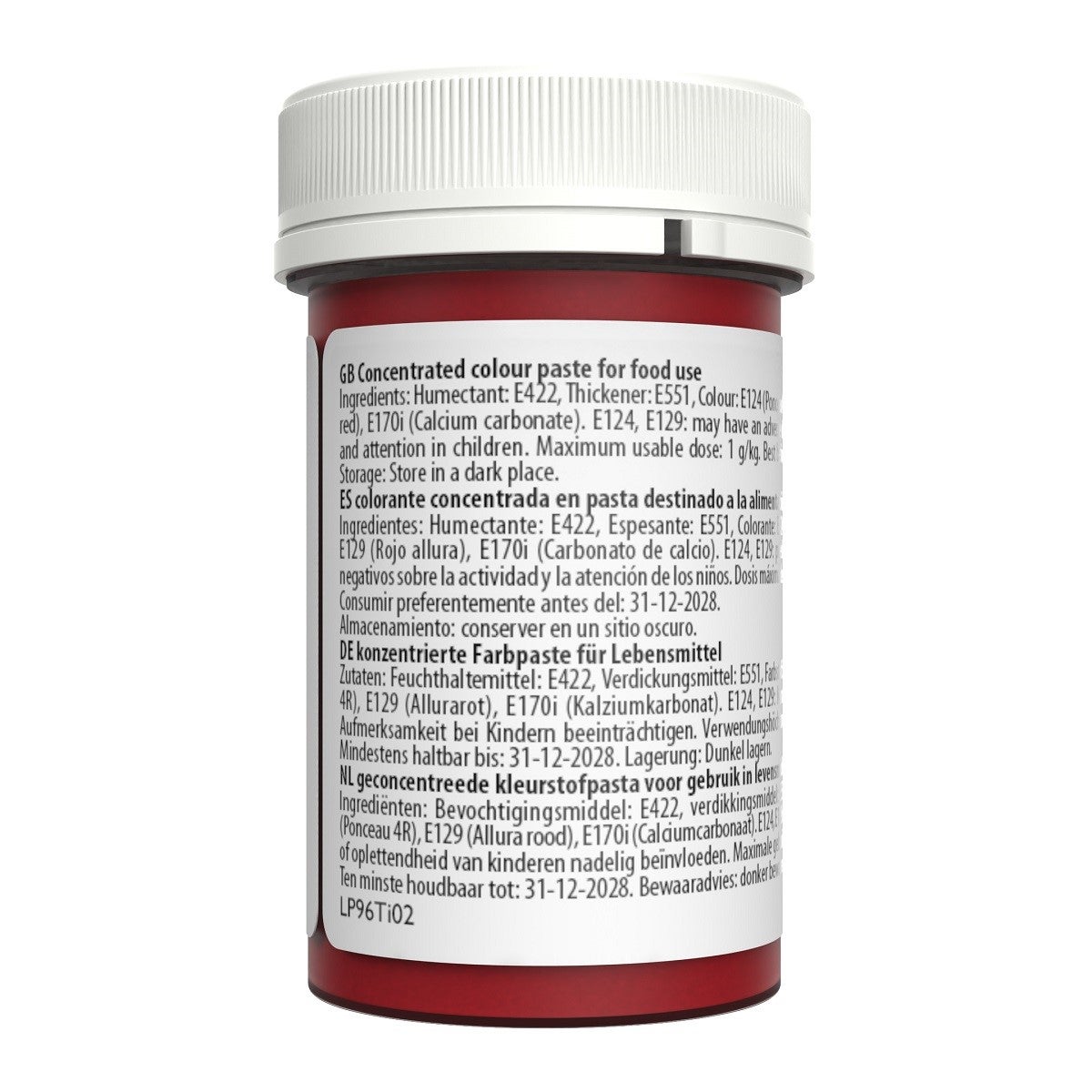 Sugarflair Paste Colour Pastel SCARLET 25g