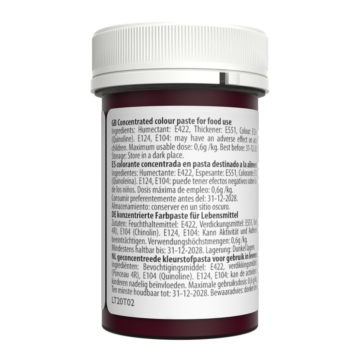 Sugarflair Colorant en Pâte ROUGE COQUELICOT, 25g
