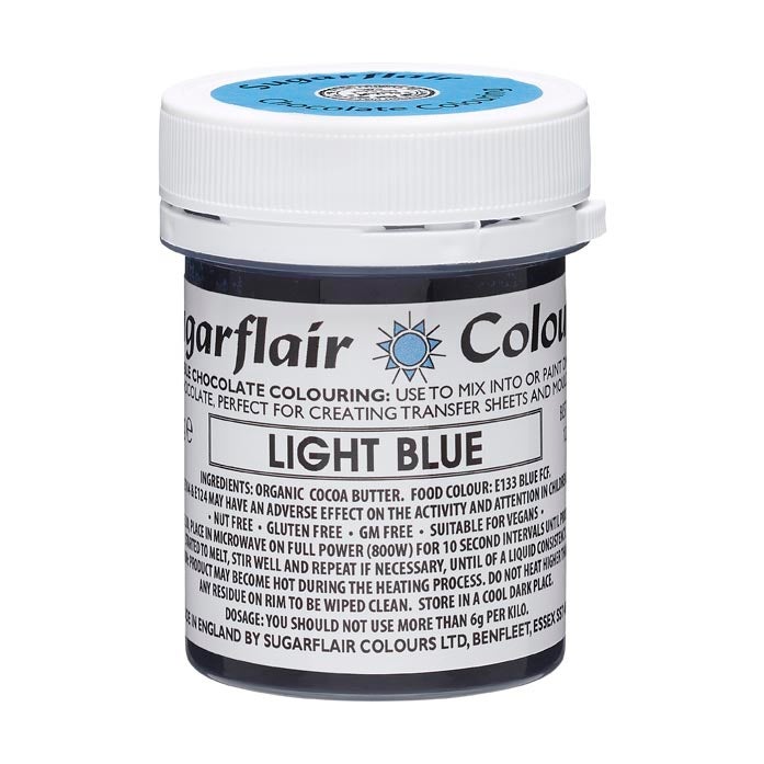 Sugarflair Colorant Chocolat - Light Blue - 35g
