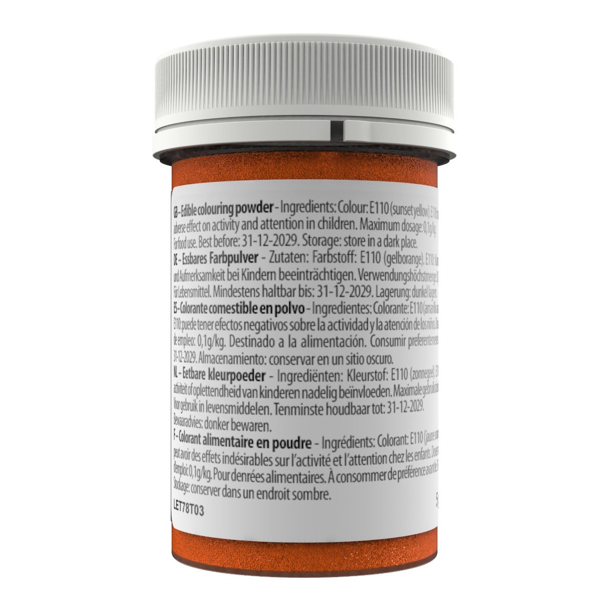 Sugarflair Blossom Tint Dust Sunset Orange 5g