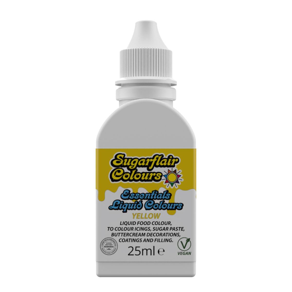 Sugarflair Liquid Colour Jaune 25 ml