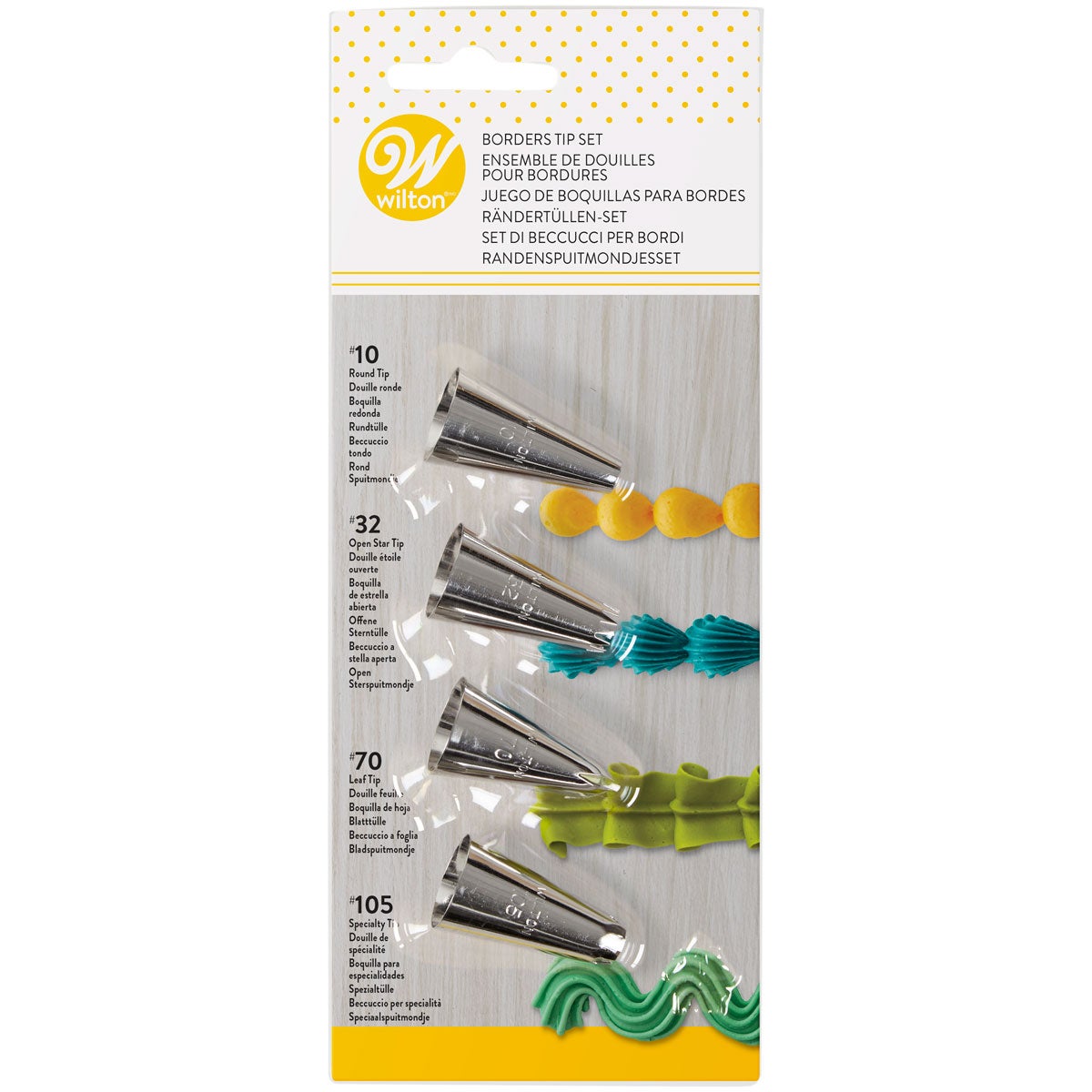 Wilton Douilles Bordures Set/4