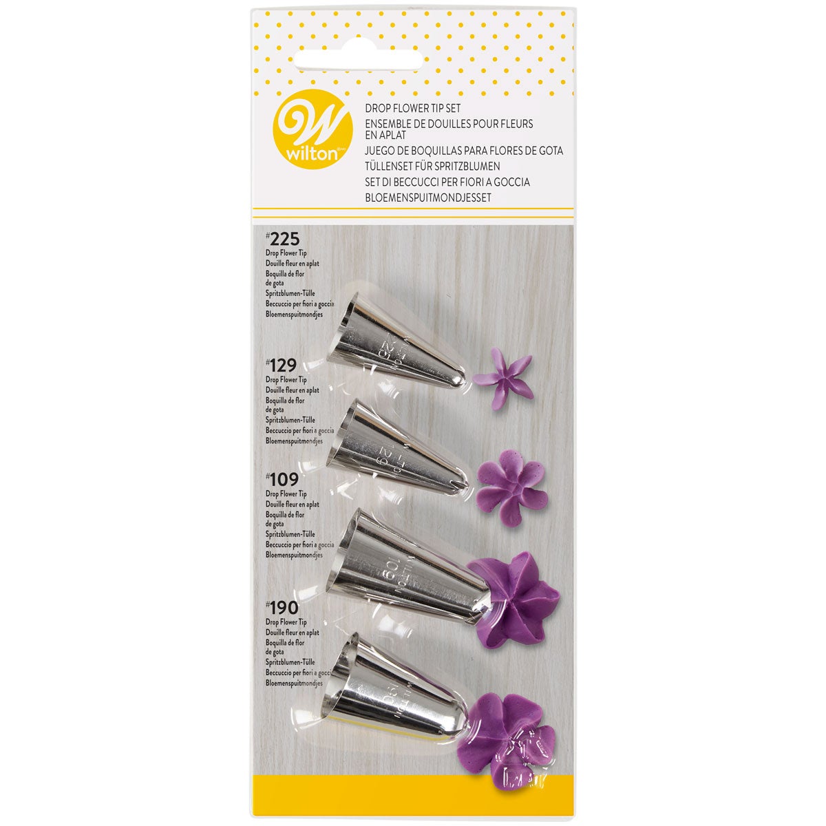 Wilton Douille Set #109, #129, #190, #225