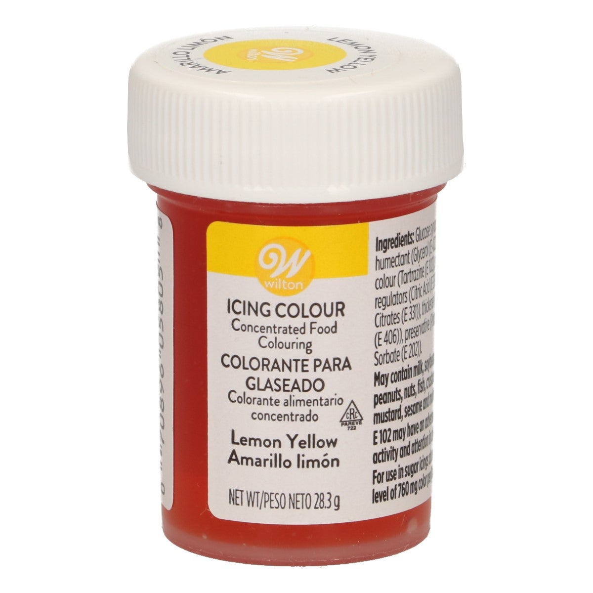 Wilton COLORANT ALIMENTAIRE pâte - Jaune citron - 28g
