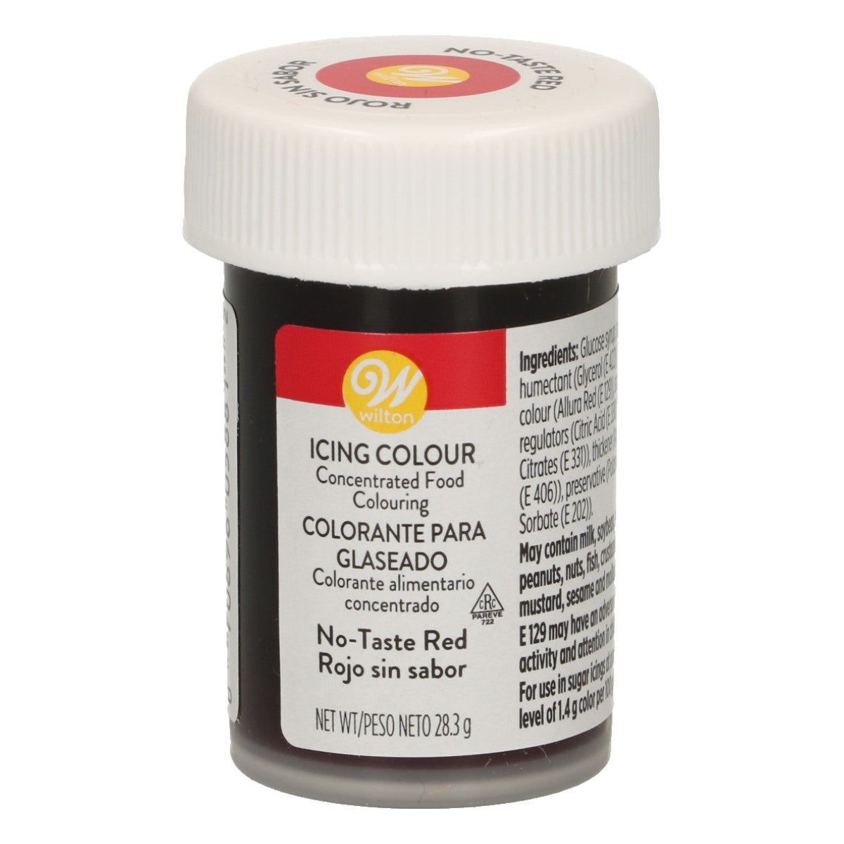 Wilton COLORANT ALIMENTAIRE pâte - Rouge sans goût - 28g