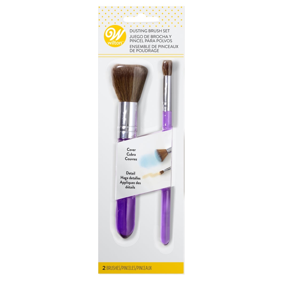 Wilton Set de Pinceaux à Poudre (x2 )