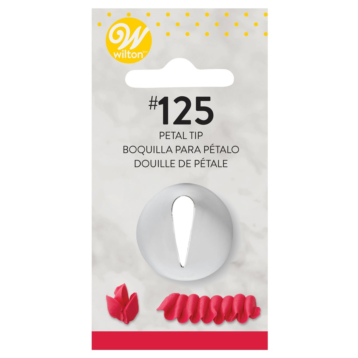 Wilton Douille #125 Pétale Fleur Cardé