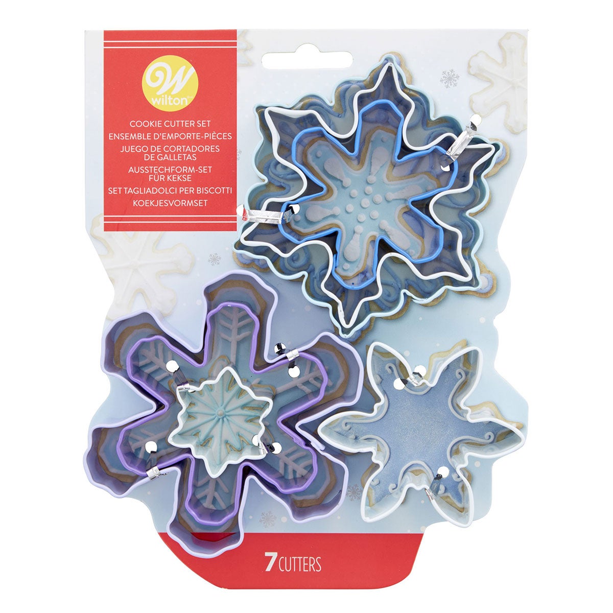 Wilton Emporte-Pièce Flocons de Neige Assortis Set/7