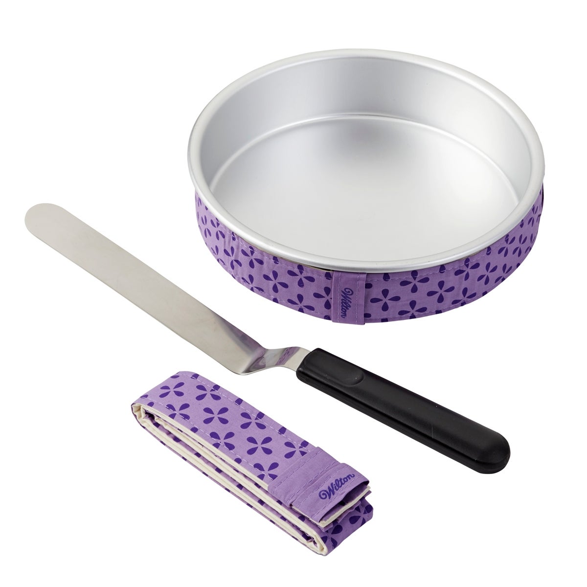 Wilton Moule en Aluminium, Spatule & Bande Bake-Even set/5