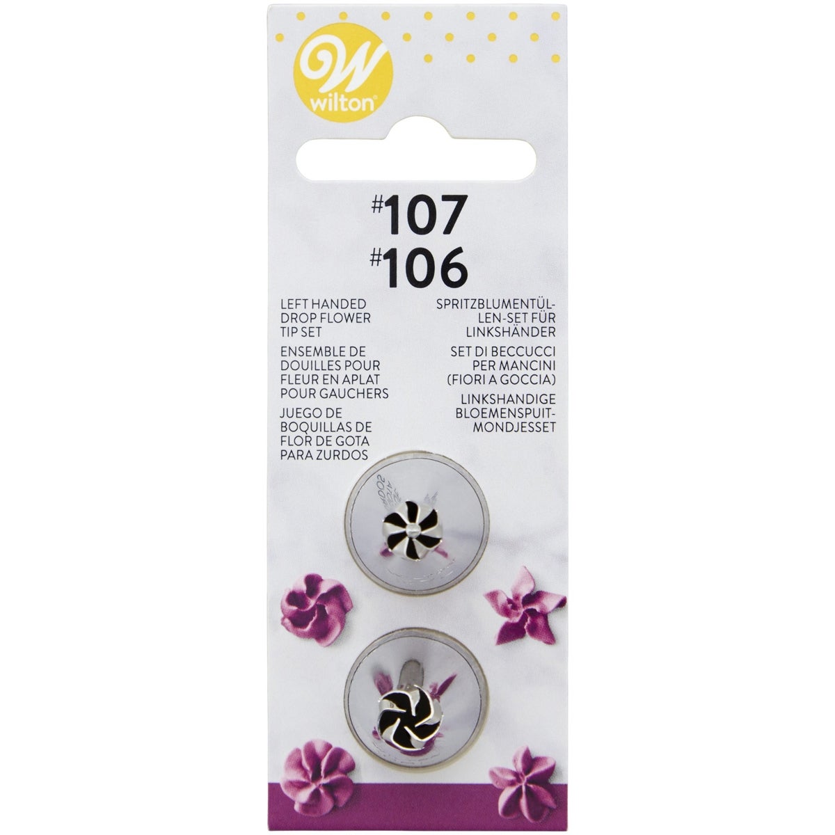 Wilton Douille Set Left Handed #106L, #107L