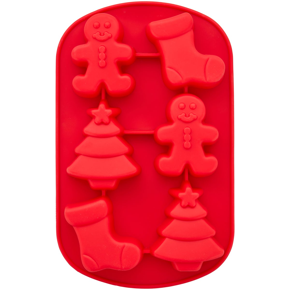 Wilton Moule en Silicone Bas/Pain d'épices/Arbre