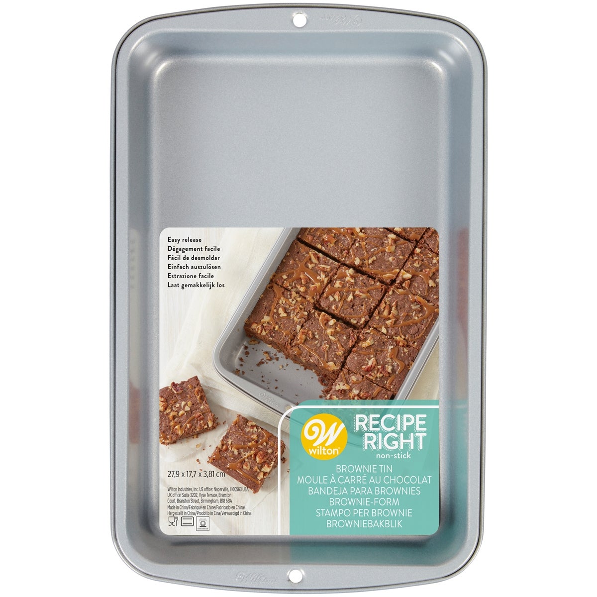 Wilton Recipe Right® Moule à Biscuit/Brownie 27,5 x 17,5cm