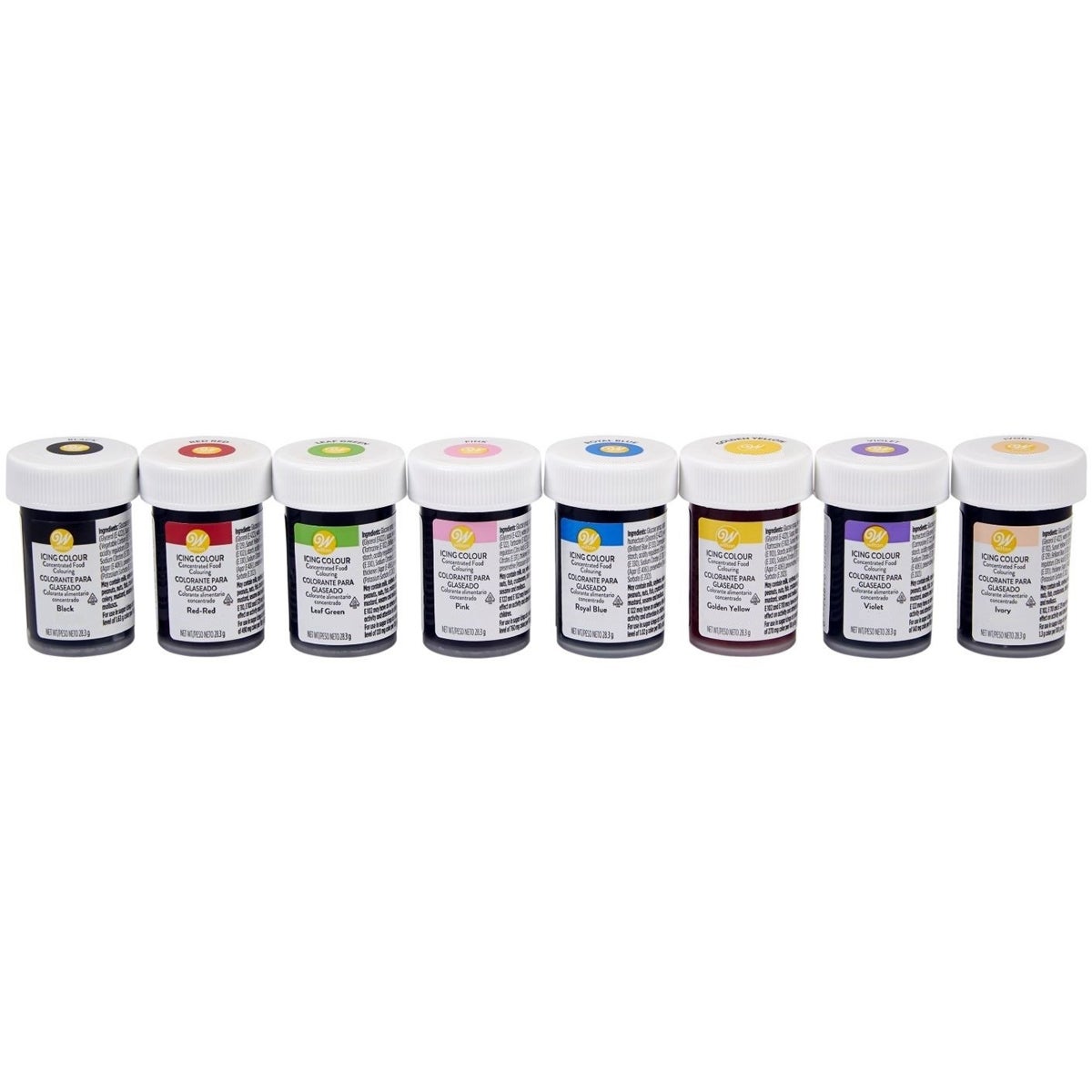 Wilton Couleur de glaçage set 8 x 28g