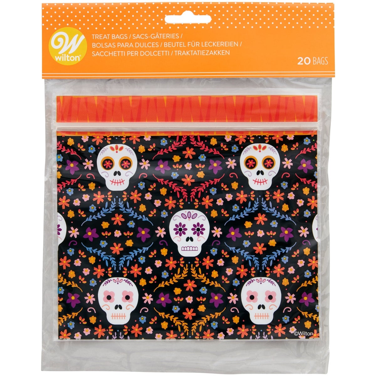 Wilton Treat Bags Day Of The Dead pk/20