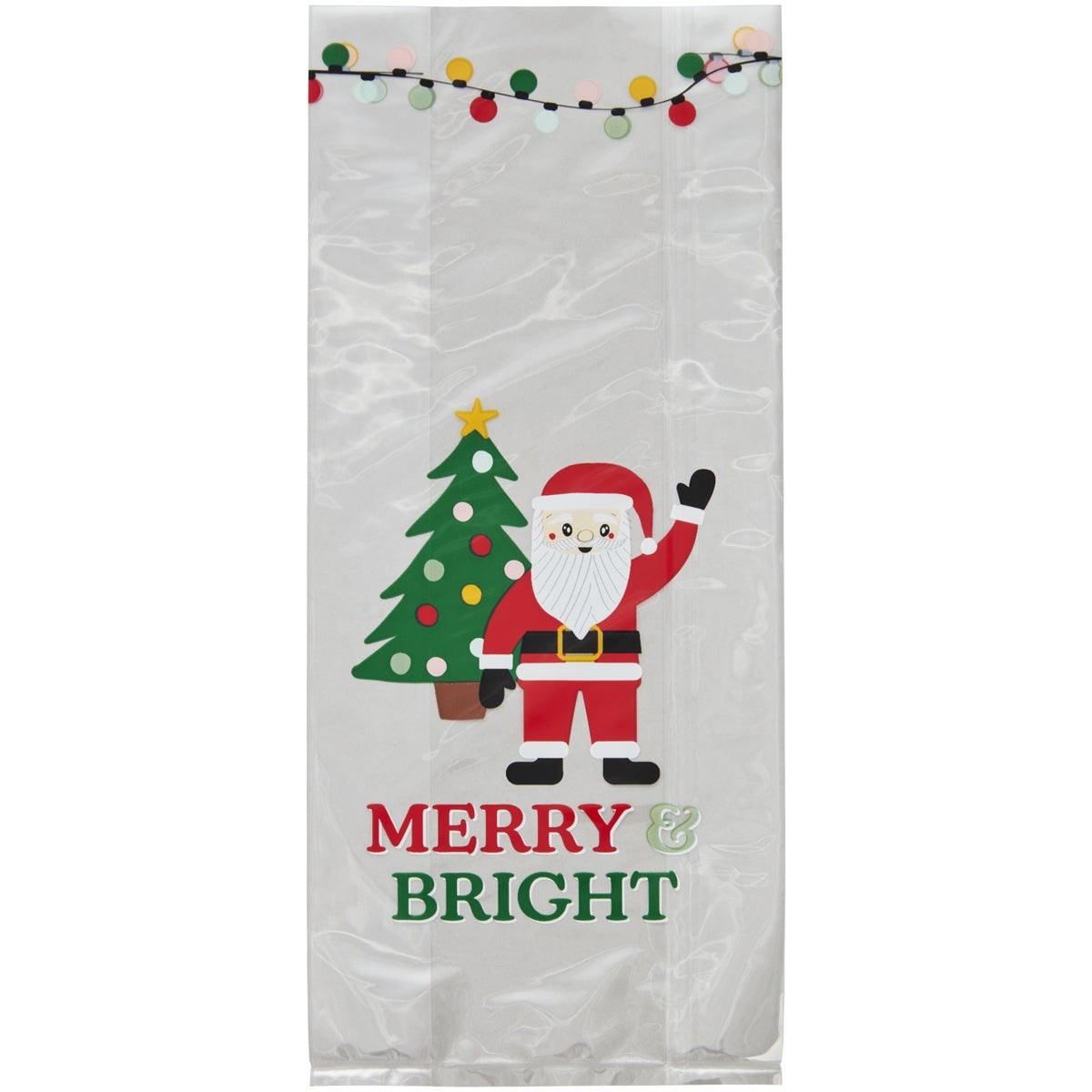 Wilton Sacs à gâteries Père Noël Merry & Bright pk/20