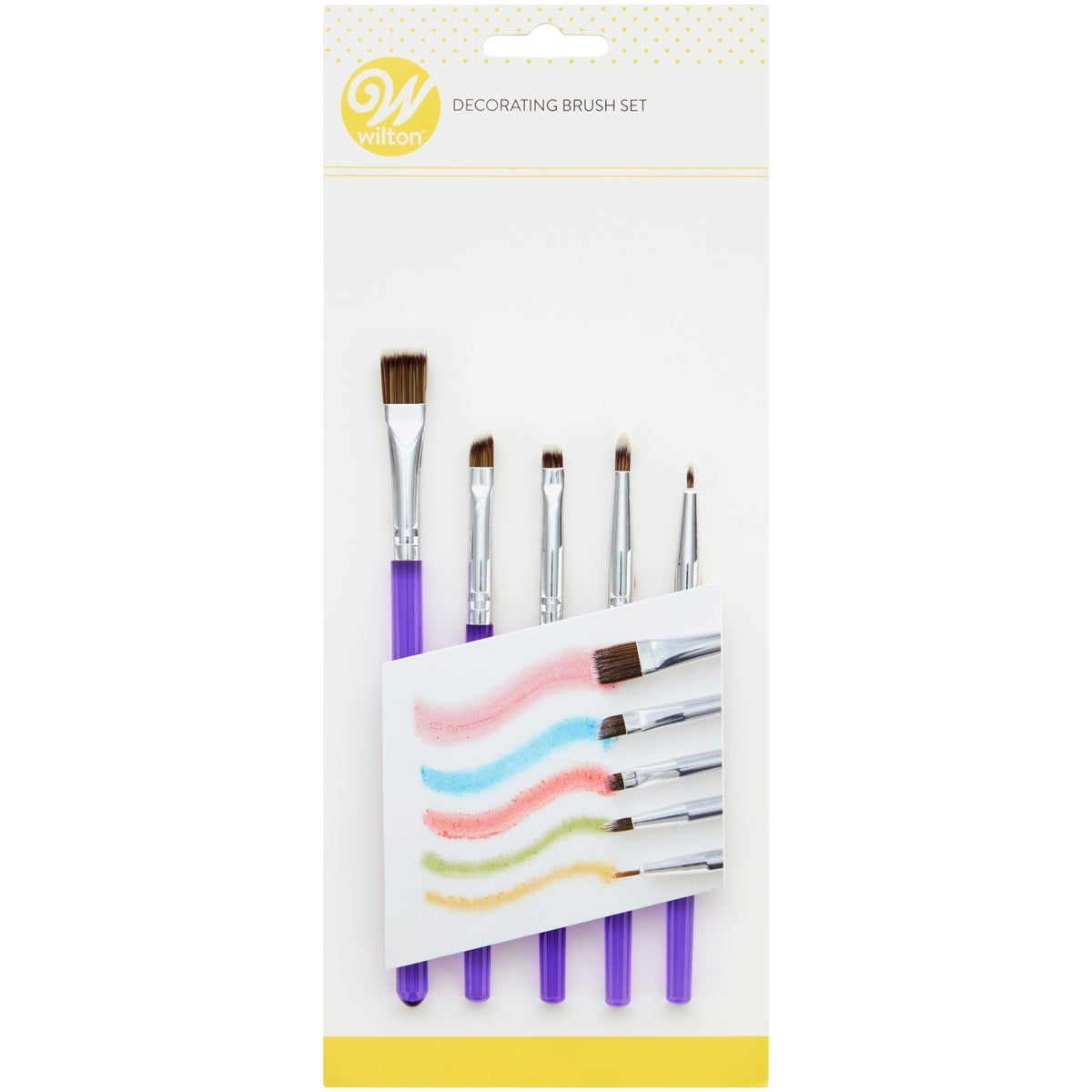Wilton Jeu de Pinceaux de Décoration Set/5